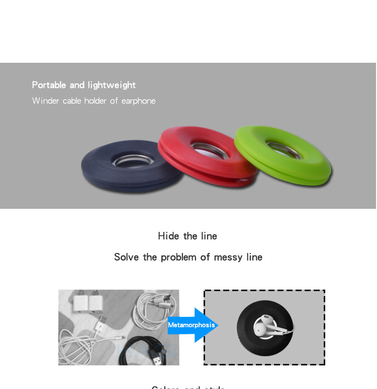 cableyoyo earphone cable winder