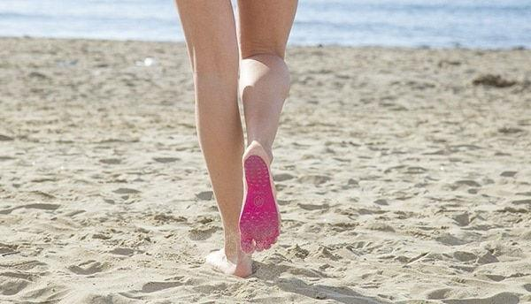 Nakefit sticky on soles