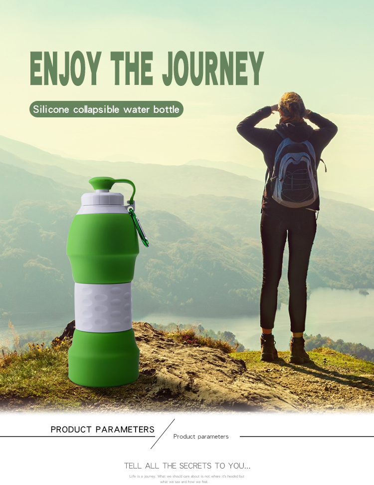 Silicone Foldable Water Bottle