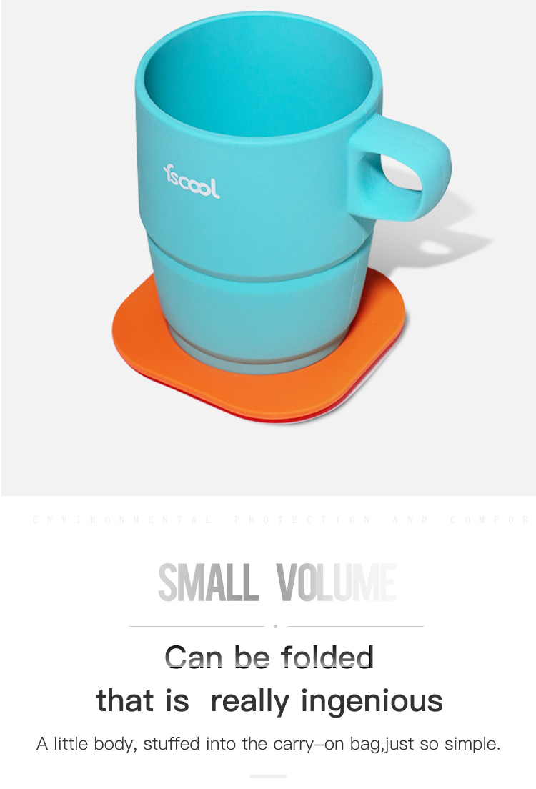 collapsible silicone coffee mug