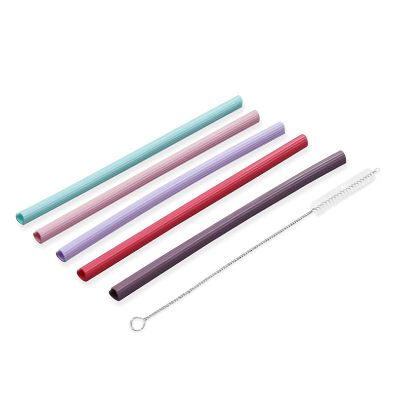 Heart Shaped Reusable Silicone Straw