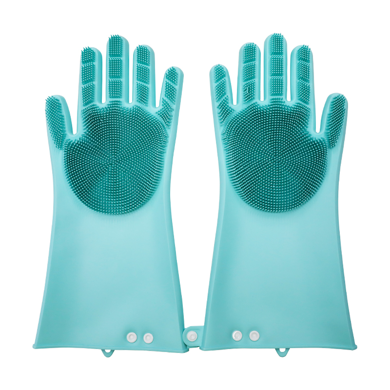 Adjustable Brush Cleaning Gloves 2
