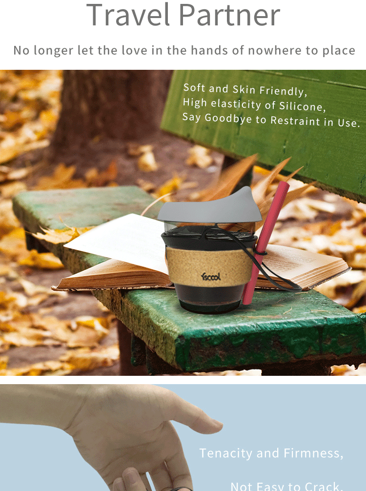 Silicone Cartoon Fashion Drinking Water Thermos Beverage Bottle Cup Strap(图2)