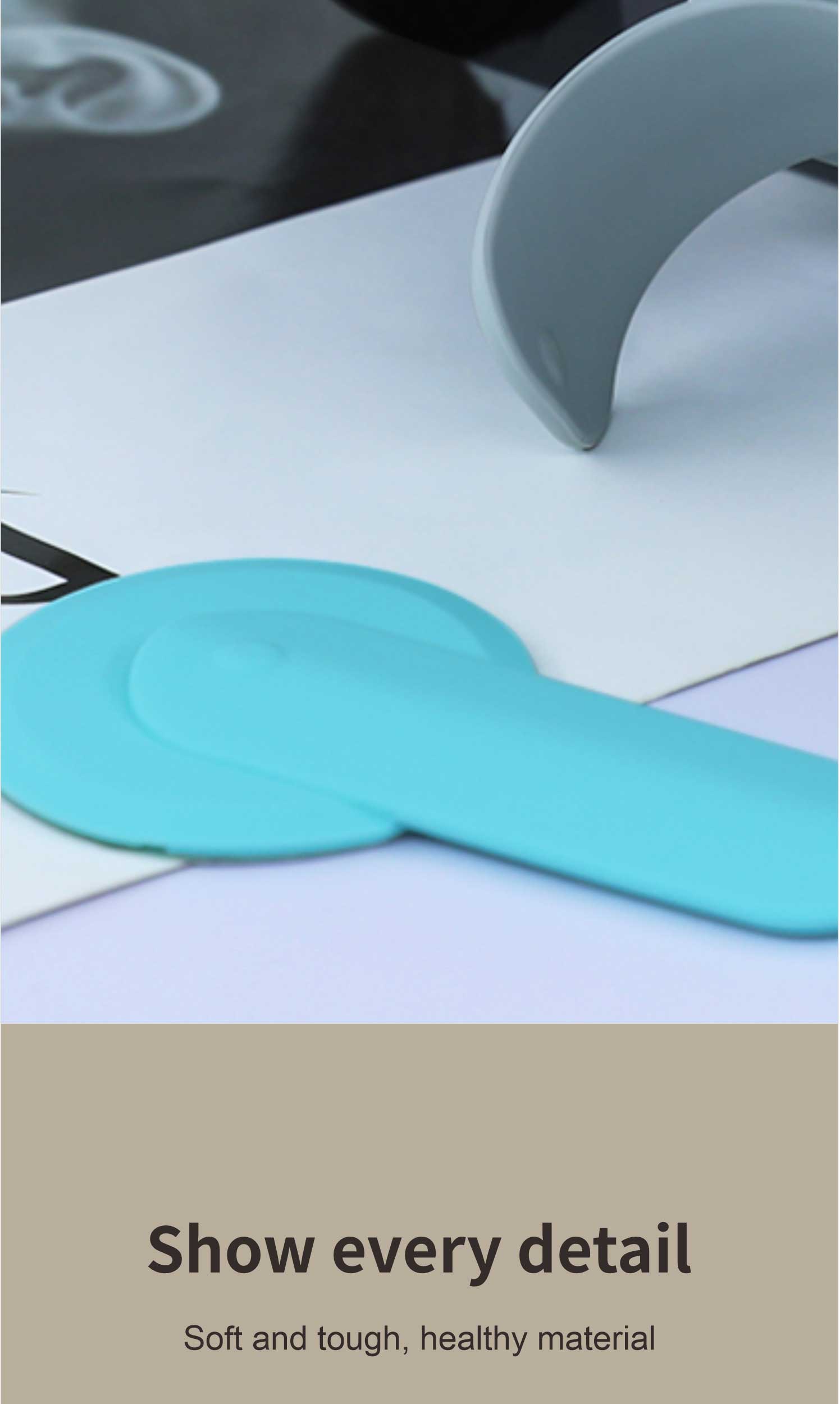 Mini Universal Silicone Car Air Vent Mobile Phone Holder Cute Lollipop Shape Car Stand(图4)