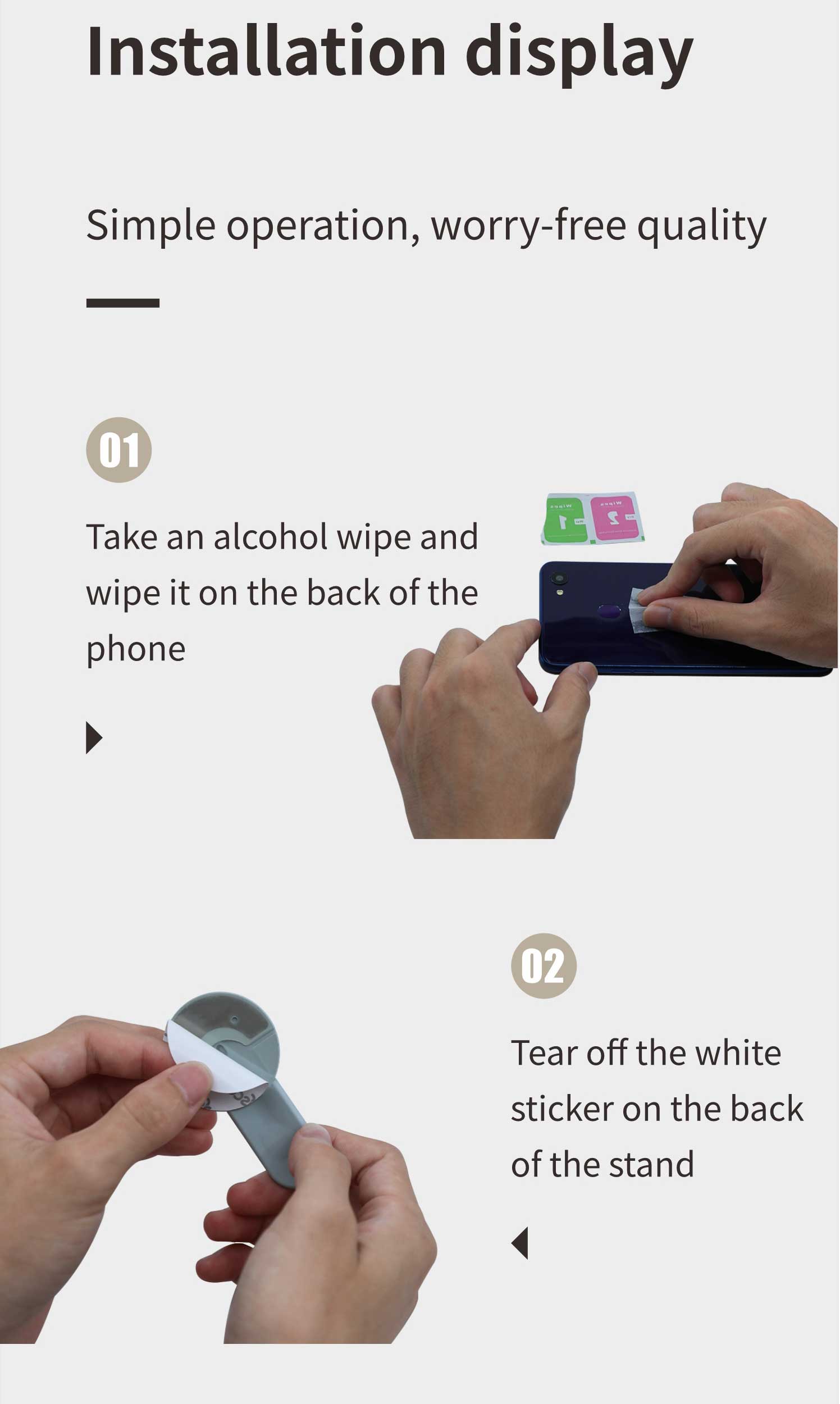 Mini Universal Silicone Car Air Vent Mobile Phone Holder Cute Lollipop Shape Car Stand(图6)