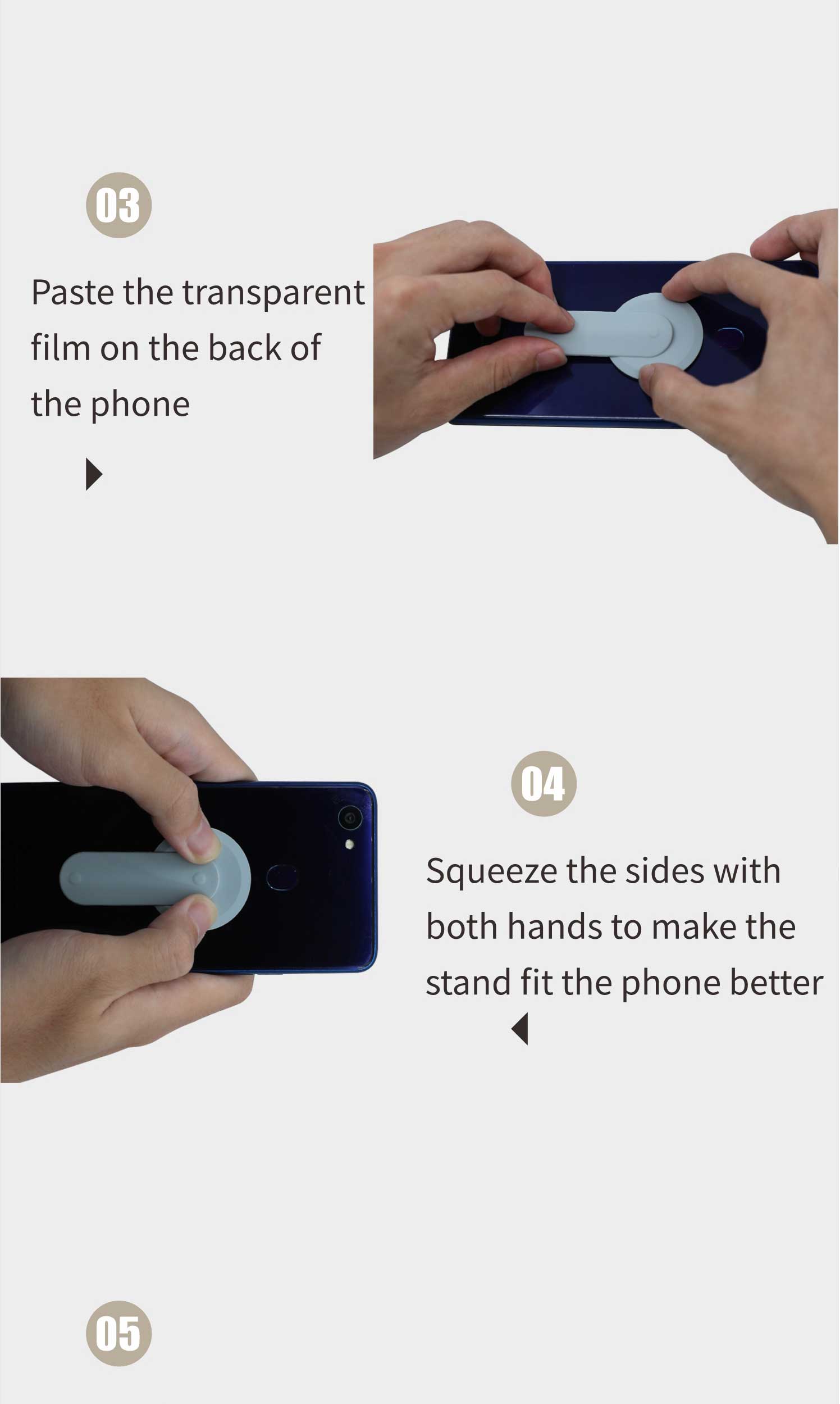 Mini Universal Silicone Car Air Vent Mobile Phone Holder Cute Lollipop Shape Car Stand(图7)