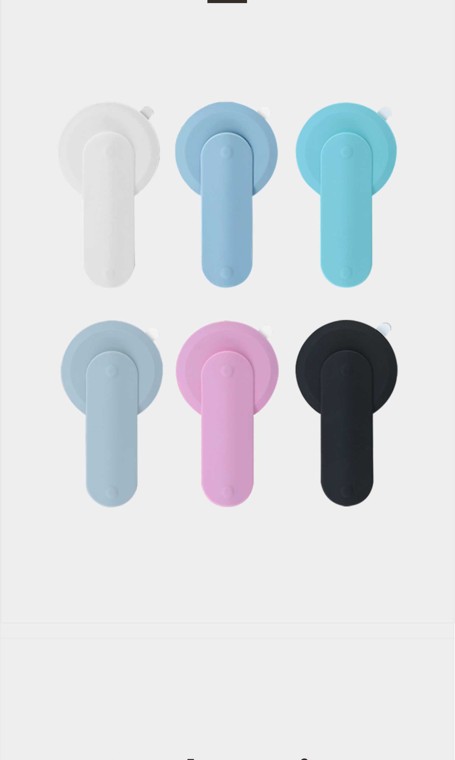 Mini Universal Silicone Car Air Vent Mobile Phone Holder Cute Lollipop Shape Car Stand(图11)