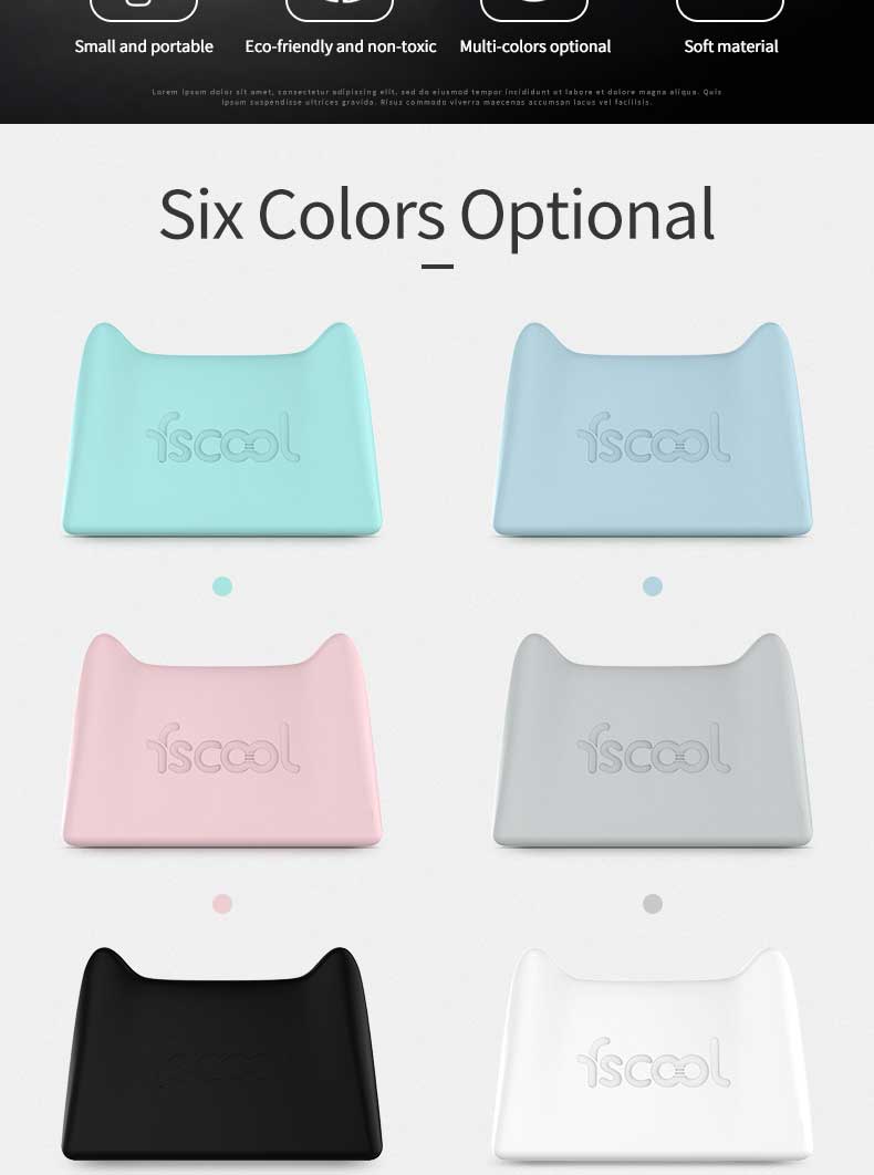 Phone Stand Base Mini Car Air Vent Mount Silicone Stand Base Wholesale(图2)