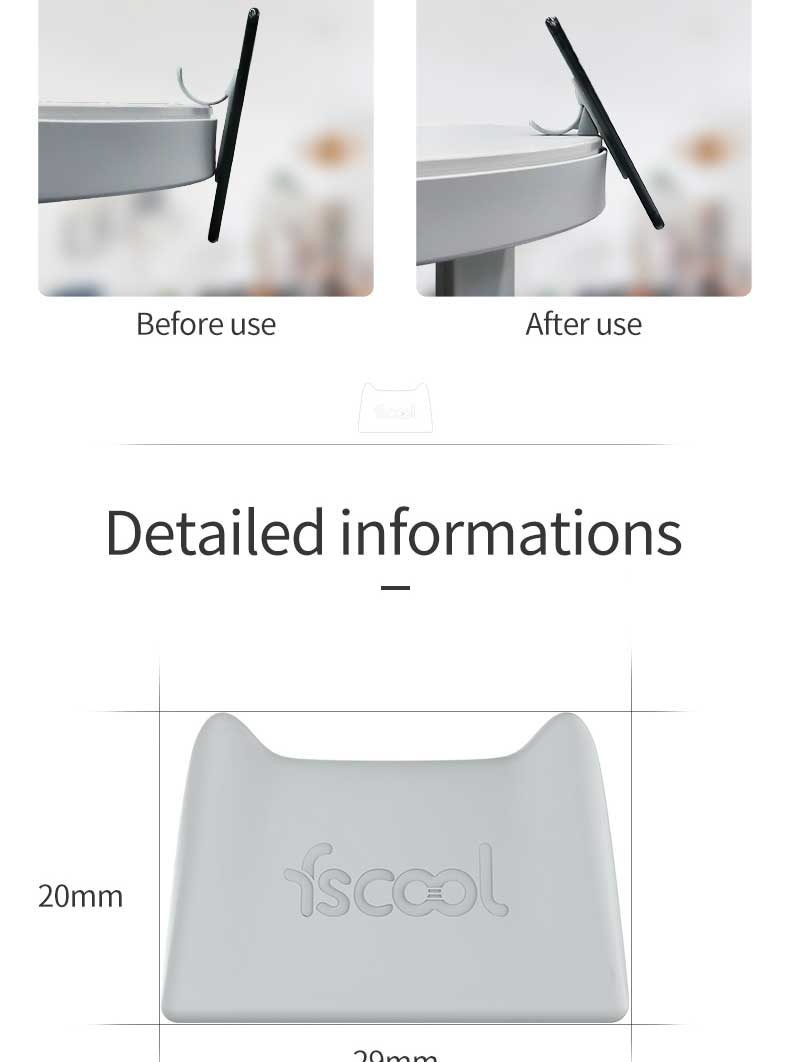 Phone Stand Base Mini Car Air Vent Mount Silicone Stand Base Wholesale(图8)