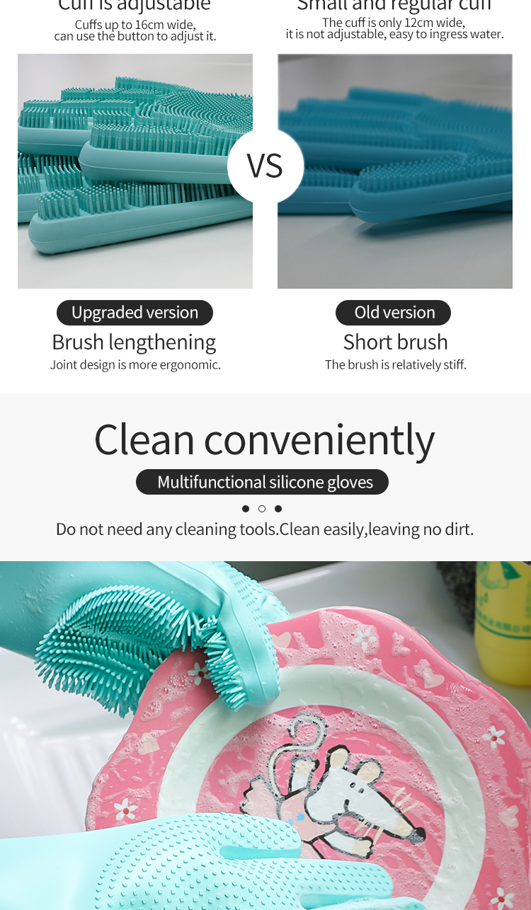 Adjustable Brush Cleaning Gloves 2(图3)