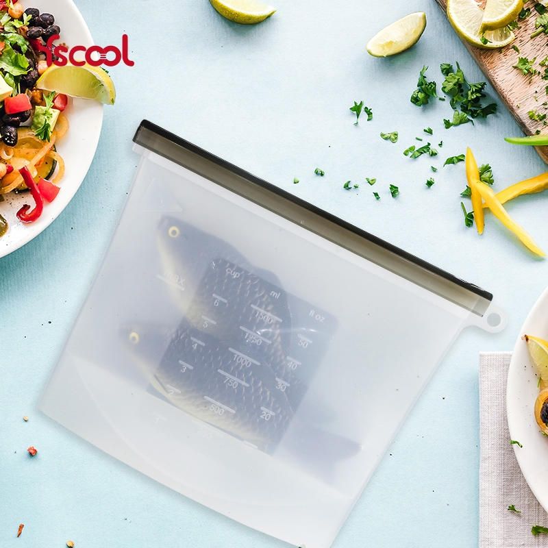 Reusable Silicone Food Bags Silicone Storage Bag Wholesale