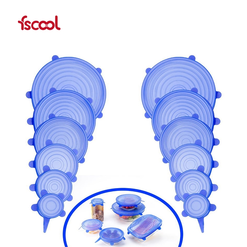 Reusable Silicone Stretch Lids Food Fresh Wrap Wholesale