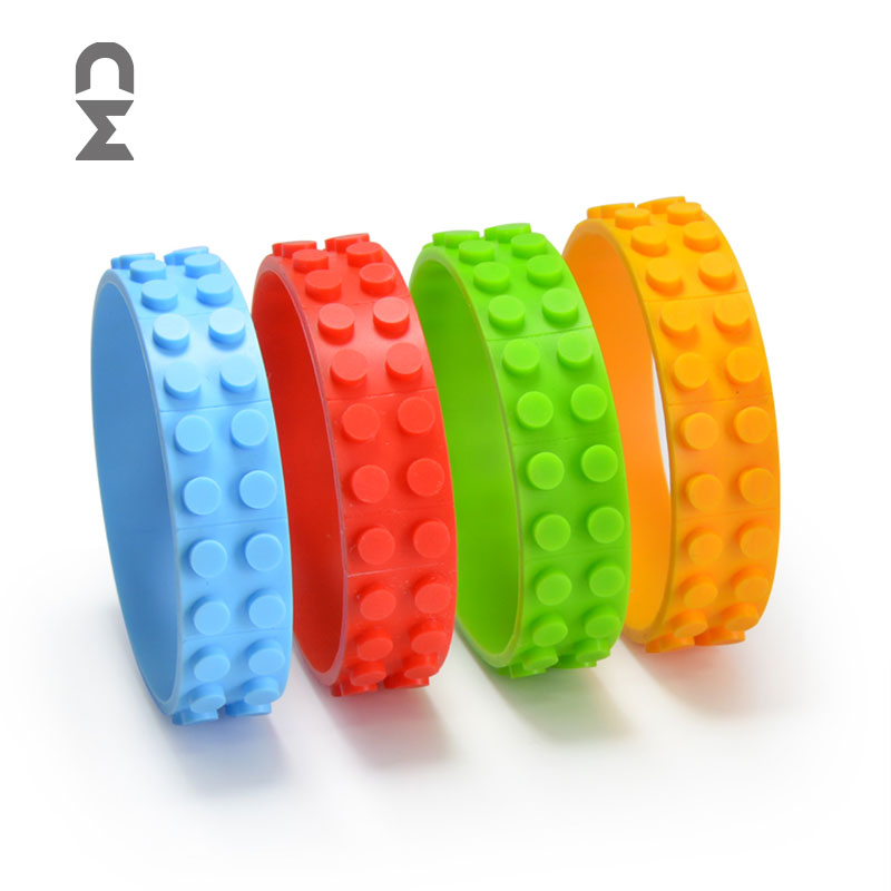Silicone Lego Bracelet Factory Wholesale Block Bracelet