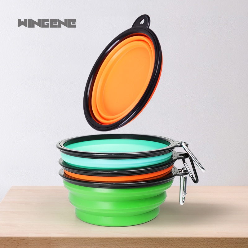 Portable Round Collapsible Dog Bowl