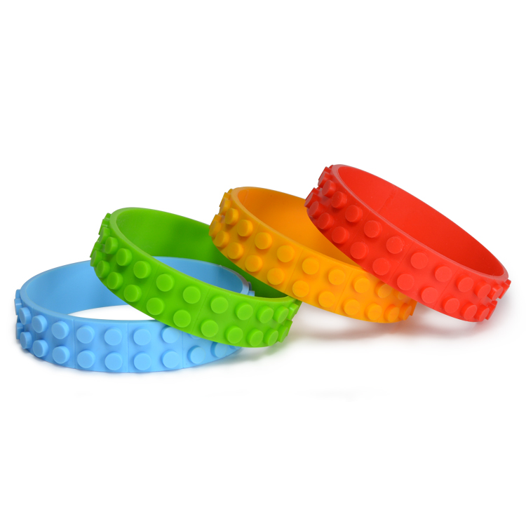 Silicone Lego Bracelet
