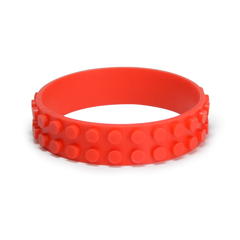 Silicone Lego Bracelet