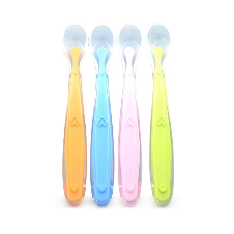 silicone baby spoon