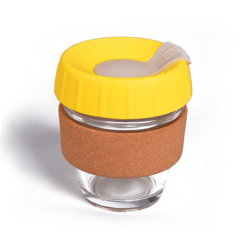 Coffee Cup With Cork Sleeve