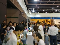Very popular booth scene of Fscool in Hong Kong ex