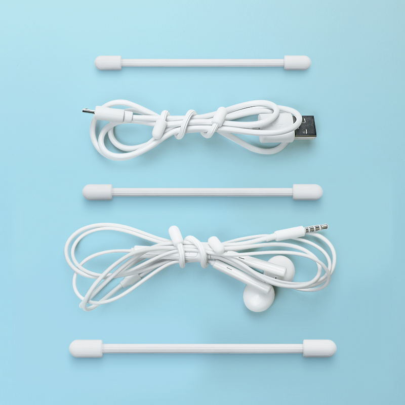 Silicone Cable Tie Earphone Organizer